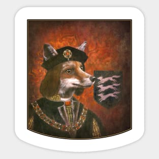 Richard The Third Fox Sticker